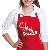 Personalized Apron 2025, Custom Cooking Apron for Men and Women, Birthday Gift, Chef, Unique Present for Friends and Family, Christmas, Customized Kitchen Apron for Baking, BBQ, Cooking