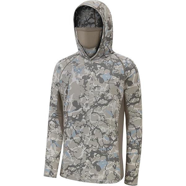 BASSDASH Men's UPF 50 Performance Fishing Shirt Cooling Hoodie
