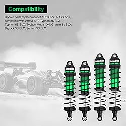4PCS RC Shock 1:10 Aluminum Front & Rear Shocks Set
