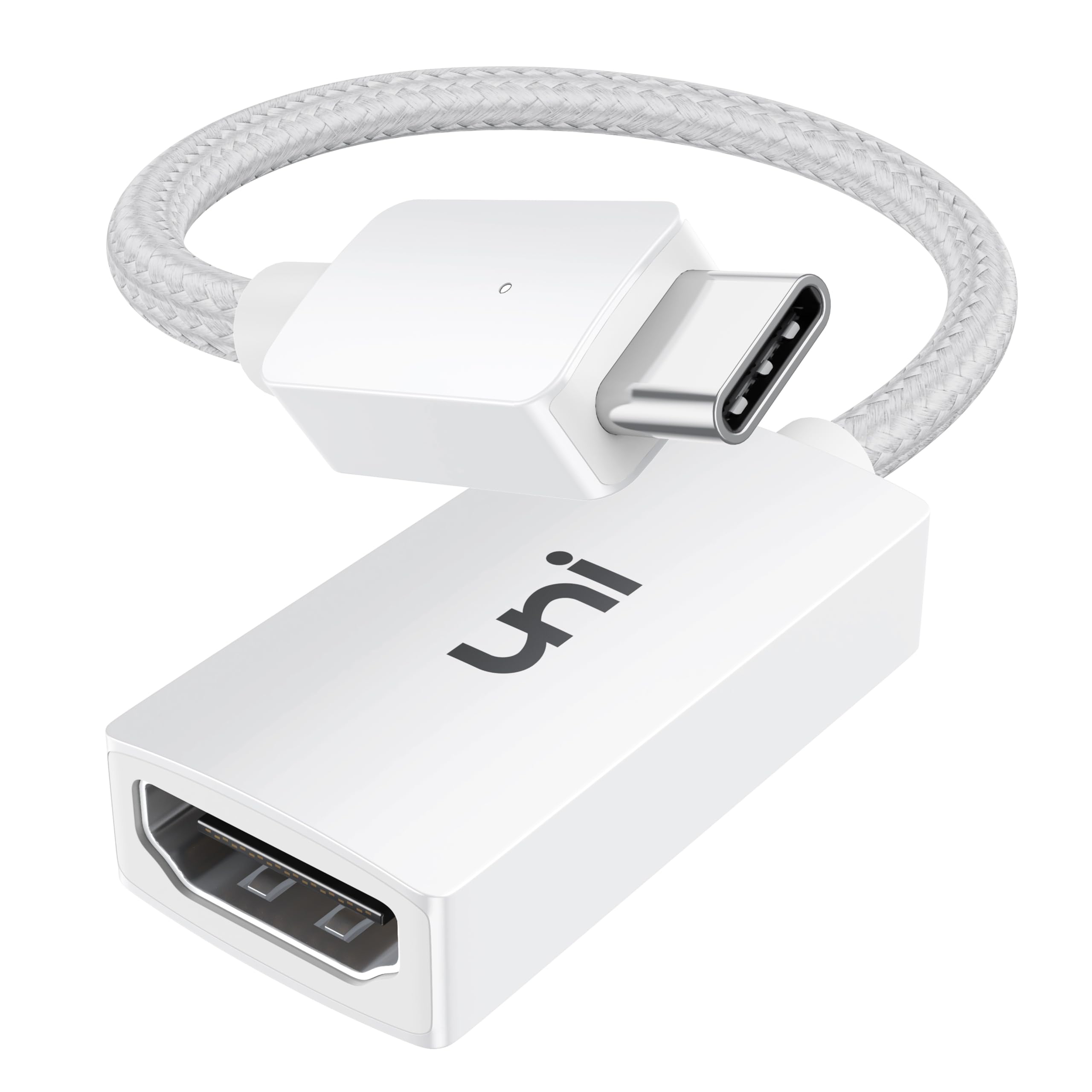 uni USB C to HDMI Adapter 4K, High Speed HDMI to USB-C Adapter
