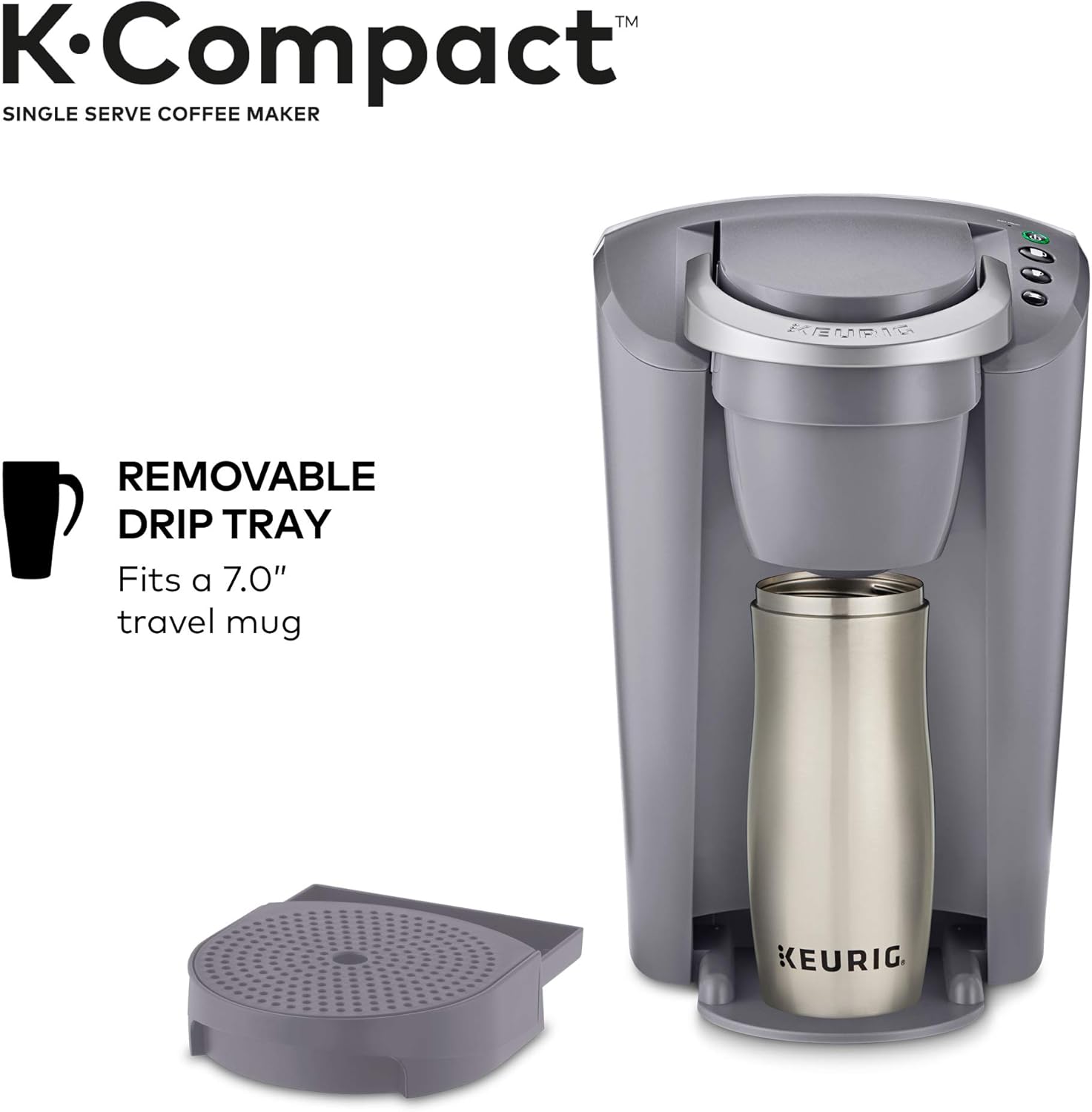 Keurig SingleServe KCup Pod Coffee Maker (Grey) eBay