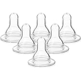 Evenflo Feeding Classic BPA-Free Silicone Medium Flow Nipples - 3 Months+, Clear