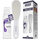 Footlogix Foot Care Callus Softener Combo - Callus Remover Spray & Double-Sided Foot File for Dry, Cracked Heels, Pedicure Tools for Feet, Foot Exfoliator