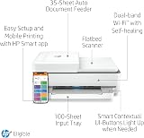 HP Multifunction Printer White Print Copy Scan Wireless Auto Duplex ADF Instant view 4