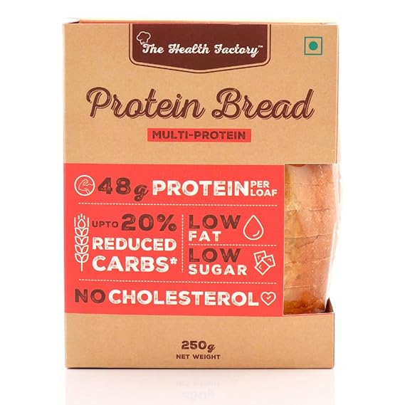 The Health Factory MultiProtein Bread, 250 Gm (Pack of 3) Amazon.in