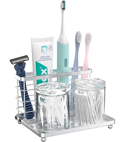 Porte-brosse à Dents En Acier Carbone, Support De Rangement Pour Brosses A Dents Support De Comptoir Support De Lavabo De Salle De Bain Blanc 96478796 Porte-brosse à Dents En Acier Carbone, Support De Rangement Pour Brosses A Dents Support De Comptoir Support De Lavabo De Salle De Bain Blanc 96478796