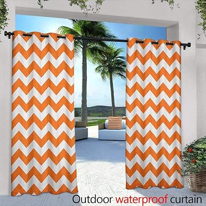Amazon Com Loveeo Chevron Curtains For Living Room Halloween