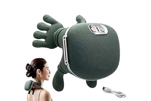 Neck Massager, Electric Cervical Neck Massager with Fingers, Simulated Hands Necks and Shoulder Massagers for Back Upper Body