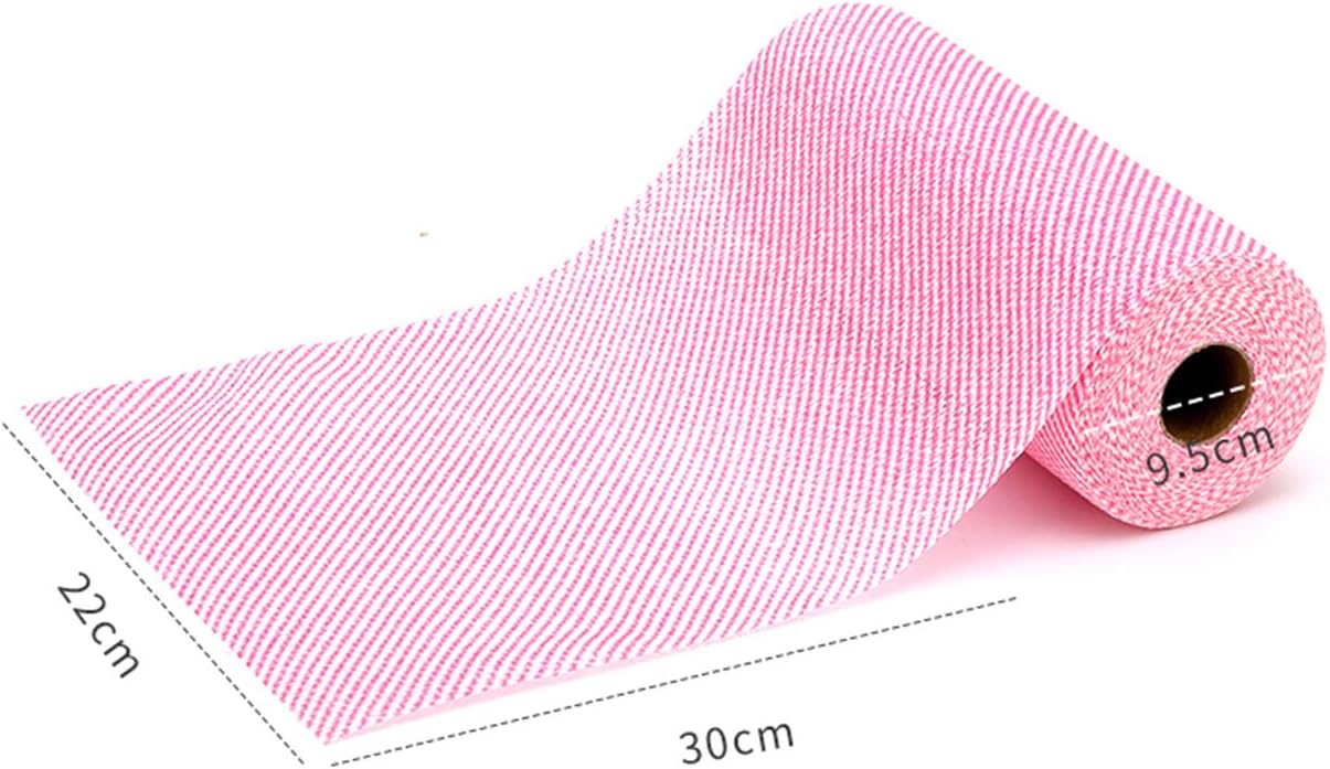 KMAKII Reusable Cleaning Cloths Disposable Dish Cloth Dish Towels Dish Rags Reusable Cloths Green 50 Count/Roll,3 Rolls one Pack,Dry Quickly, Absorbent: Health & Personal Care