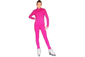 ChloeNoel JS735 Solid Color Elite Figure Skating Jacket w/Thumb Holes