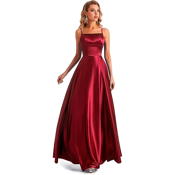 Amazon.com: B Darlin Womens Fit + Flare Full-Length Dress Red Embellished  Spaghetti Strap V Neck Prom Juniors 5 : Clothing, Shoes & Jewelry