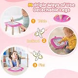 Kikidex Magnetic Drawing Board 8.7in for Toddlers Rose Doodle Board 1-3 view 4