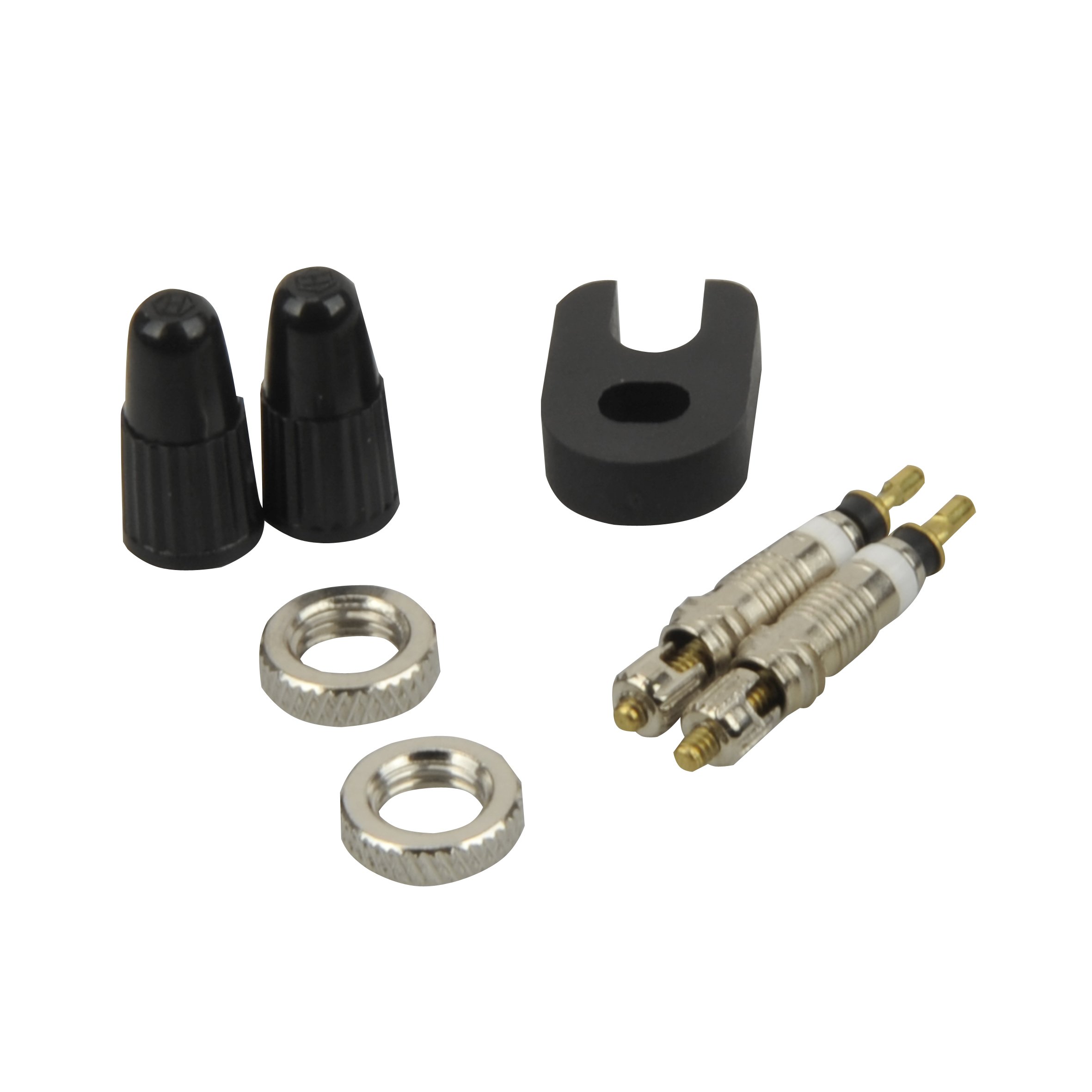 Fischer Adult Presta Valve Pack with Tool set, black, one size