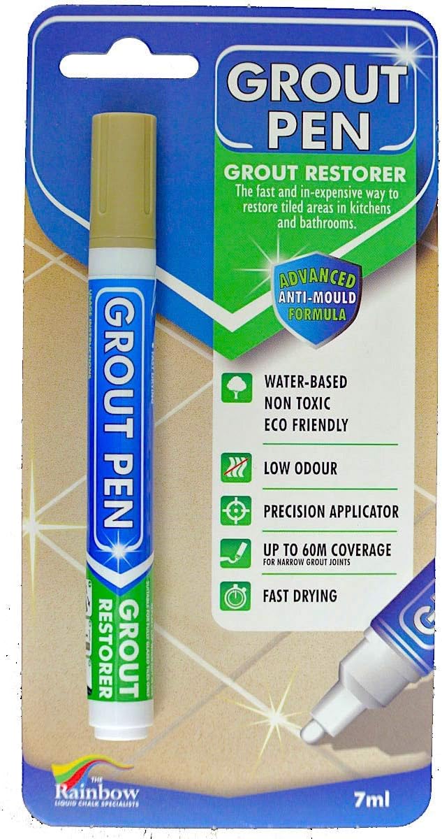 Grout Pen Beige Ideal to Restore the Look of Tile Grout Lines Amazon