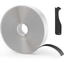 PATIKIL 4 Pack Butyl Seal Tape 30ft X 1" X 1/8" Black Butyl