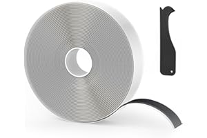 Rvhouse Putty Butyl Tape Black 3/4” x 30 Ft 1 Pack None Hardening Premium Butyl Caulk Tape for RV Window Glazing Roofing Leak