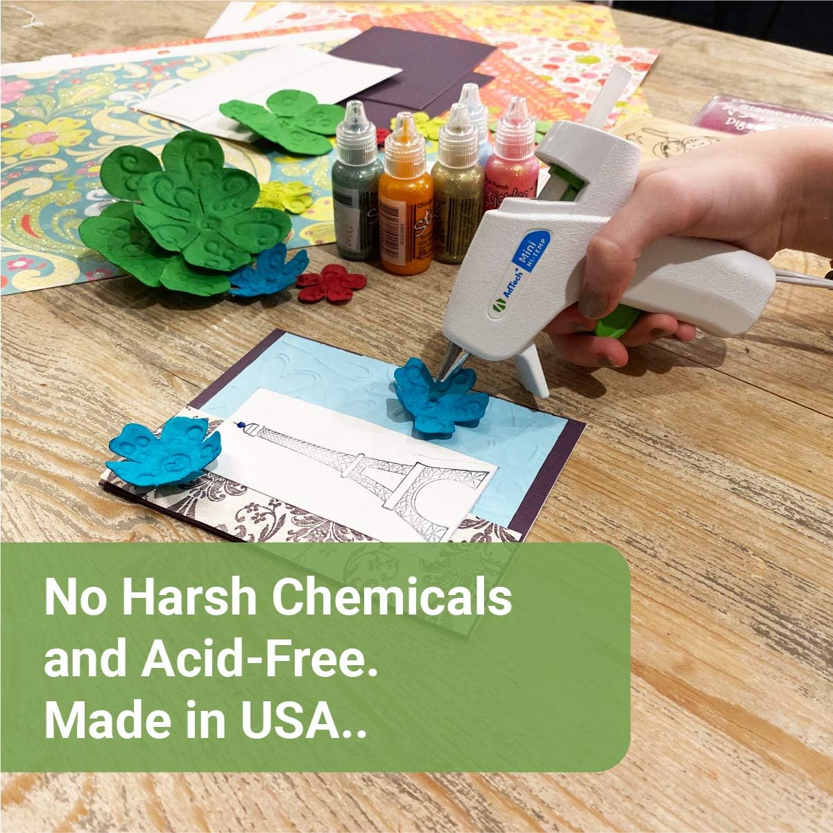 AdTech 220-345-5 Hot Glue Sticks 4 Inch Mini Size, Net Weight - 5 lbs: Arts, Crafts & Sewing