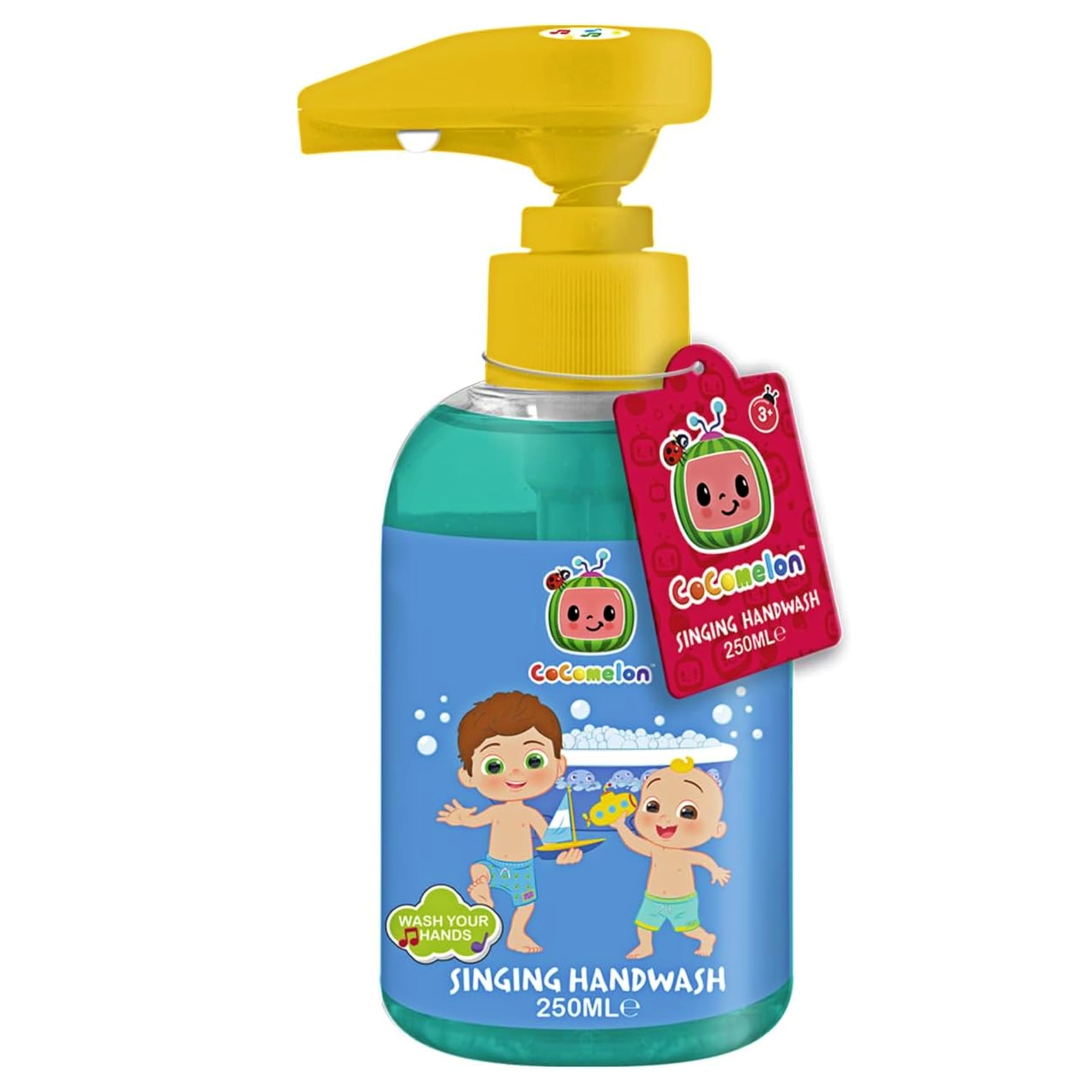 CoComelon Singing Handwash for Kids – 250ml, Fun Musical Soap with Wash Your Hands Song, Gentle & Safe Hand Wash, Encourages Hygiene