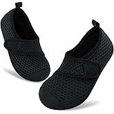 VIFUUR Kids Water Shoes Boys Girls Barefoot Water Sports Socks Hook&Loop Beach Shoes Quick Dry Aqua Socks Swim Walking Outdoor Sports for Toddler