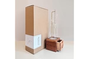 Madwave Incense Holder Mess Free Removable Heat-Resistant Container Wooden Solid Base with Handy Storage Drawer, Cool Home, Office and Airbnb Decor and Gifts for Yoga, Meditation, Spa, Relaxation