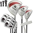 ULTIMATE Women's Complete Golf Club Set, 9/10/11pcs Right Handed Ladies Golf Clubs Set w/ 460cc Alloy Driver, #3 Fairway Wood, #4 Hybrid, #6/#7/#8/#9/#P Irons & Putter