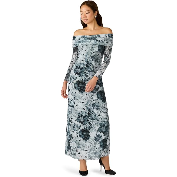 kenneth cole women's knot-front long-sleeve maxi dress Kenneth Cole Knot Front Maxi Dress