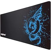 A-Blue Extended Speed Gaming Mouse Mat - Fly Dragon Gamer Office Computer Mouse Mat