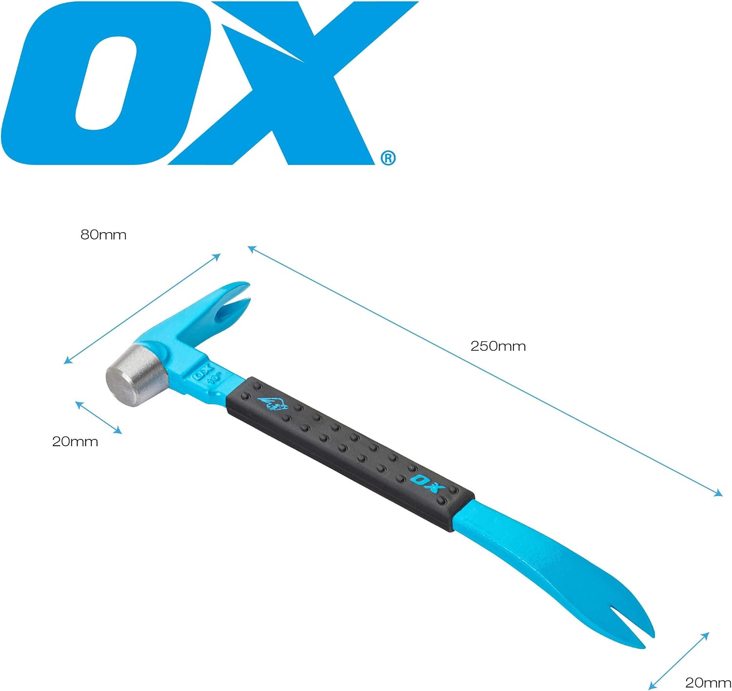OX Pro Claw Bar 10" / 250mm, Multi-colour, 250 mm - Image 4