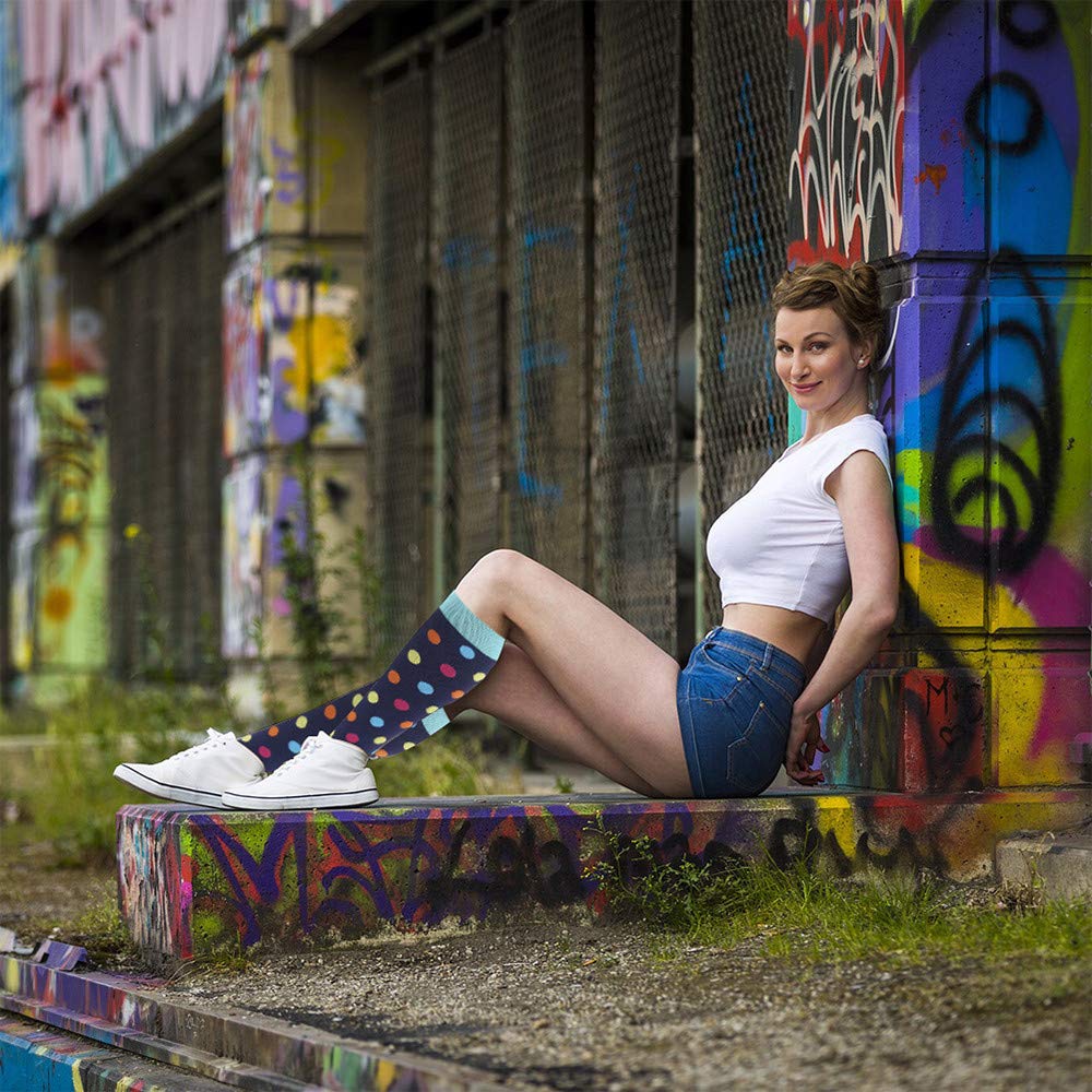 Puimentiua 3 Pairs Compression Socks for Women Athletic Fit for Running, Nurses, Shin Splints, Flight Travel & Maternity Pregnancy - Boost Stamina, Circulation & Recovery UK 8.5-11