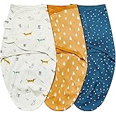 insular Baby Swaddle Wrap, Swaddle Blanket for Newborn and Infant, Adjustable Swaddling Set for Boy and Girl, Soft Cotton Baby Sleep Sack 3 Pack, Dachshund, Small(0-3 Month)