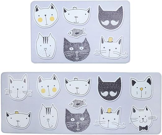 Amazon Com Pauwer Anti Fatigue Kitchen Rug Sets 2 Piece Non Slip