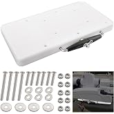 Trolling Motor Quick Release Mount Bracket for Minn Kota Ulterra, Terrova, PowerDrive V2, Riptide ST SP, Deckhand 40, Electric Steer Trolling Motor Mounting Plate, for 1854017 / RTA-17 White