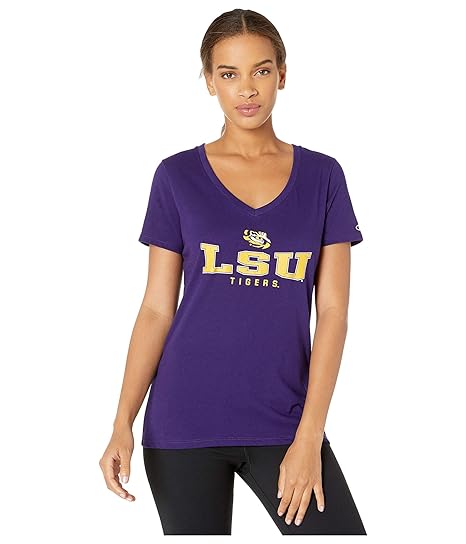 lsu v neck t shirts