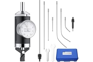 ALLmeter Coaxial Centering Dial Test Indicator,0-0.15" Range with 0.0005" Resolution,Co-Ax Indicator for Milling and Boring M