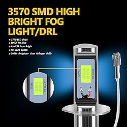 AUXLIGHT H1 LED Fog Light DRL Bulbs, 3000 Lumens