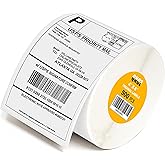 Qncz 500 Pcs 4x6 Thermal Labels - Perforated & Smudge-Proof & Strong Adhesive Thermal Printer Paper, Mailing Sticker Labels, Compatible with Rollo, Zebra, Jadens, Nelko