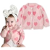 Simplee kids Baby Sweater Animal Leopard Heart Printed Baby Cardigan for Spring Autumn Fall