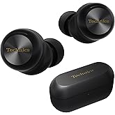 Technics Reference Class Hi-Fi Wireless Earbuds, Dolby Atmos, Head Tracking, Adaptive Noise Cancelling, 3 Device Multipoint, 10-hr Battery, Wireless Charging, in Ear Headphones - EAH-AZ100-K (Black)
