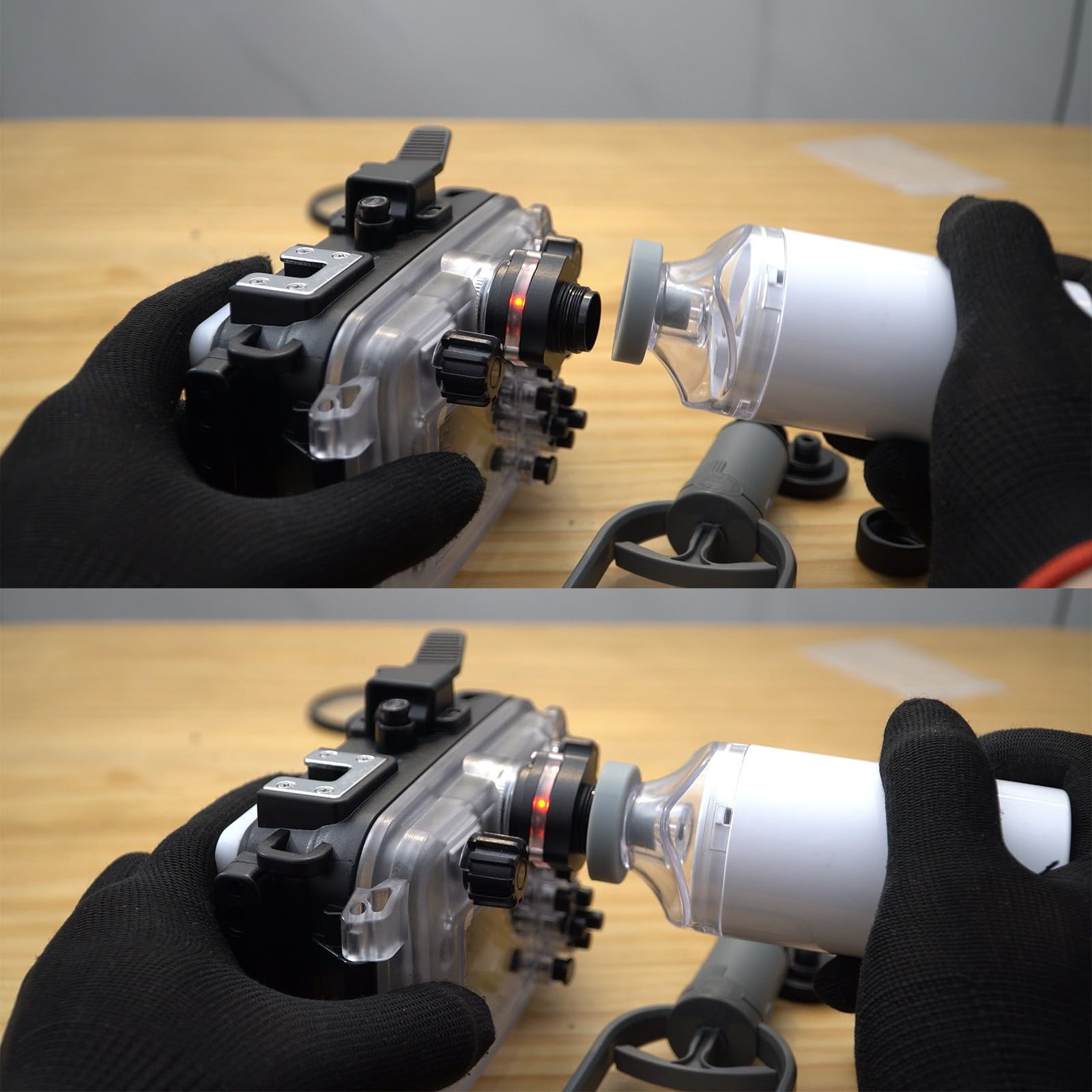 HOLAFOTO VT-100 Electric Vacuum Pump for Seafrog VPS-100 Vacuum Leak Check System, Replacement for VP-100 Manual Pump Handle