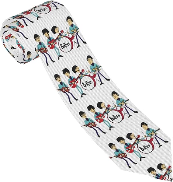 Amazon ネクタイ メンズ おしゃれ ビジネス 洗える ザ ビートルズ ロックバンド チェストパ 結婚式 就活 プレゼント父の日 ネクタイ 通販