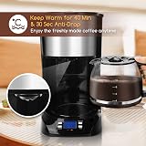 Aigostar Programmable Drip Coffee Maker 24-Hour Timer 1.5L 12-Cup BPA-Free view 3