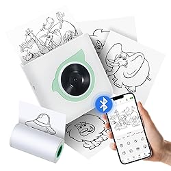 Bisofice Pocket Printer Wireless Bluetooth Thermal