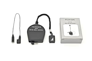 Wenpzeray Shortwave FM Reel Antenna Telescopic External Antenna Enhance Radio Signal Reception Suit for FM SW Radio Receiver