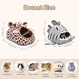 Avont 2 Pack Guinea Pig Bed House Hideout Washable Warm Sleep Bed view 3