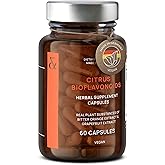 CLAV Citrus Bioflavonoids - Vegan Flavonoids Supplements Made from Bitter Orange and Grapefruit Extract - Antioxidant & Immune Support - 60 Capsules - Made in Germany