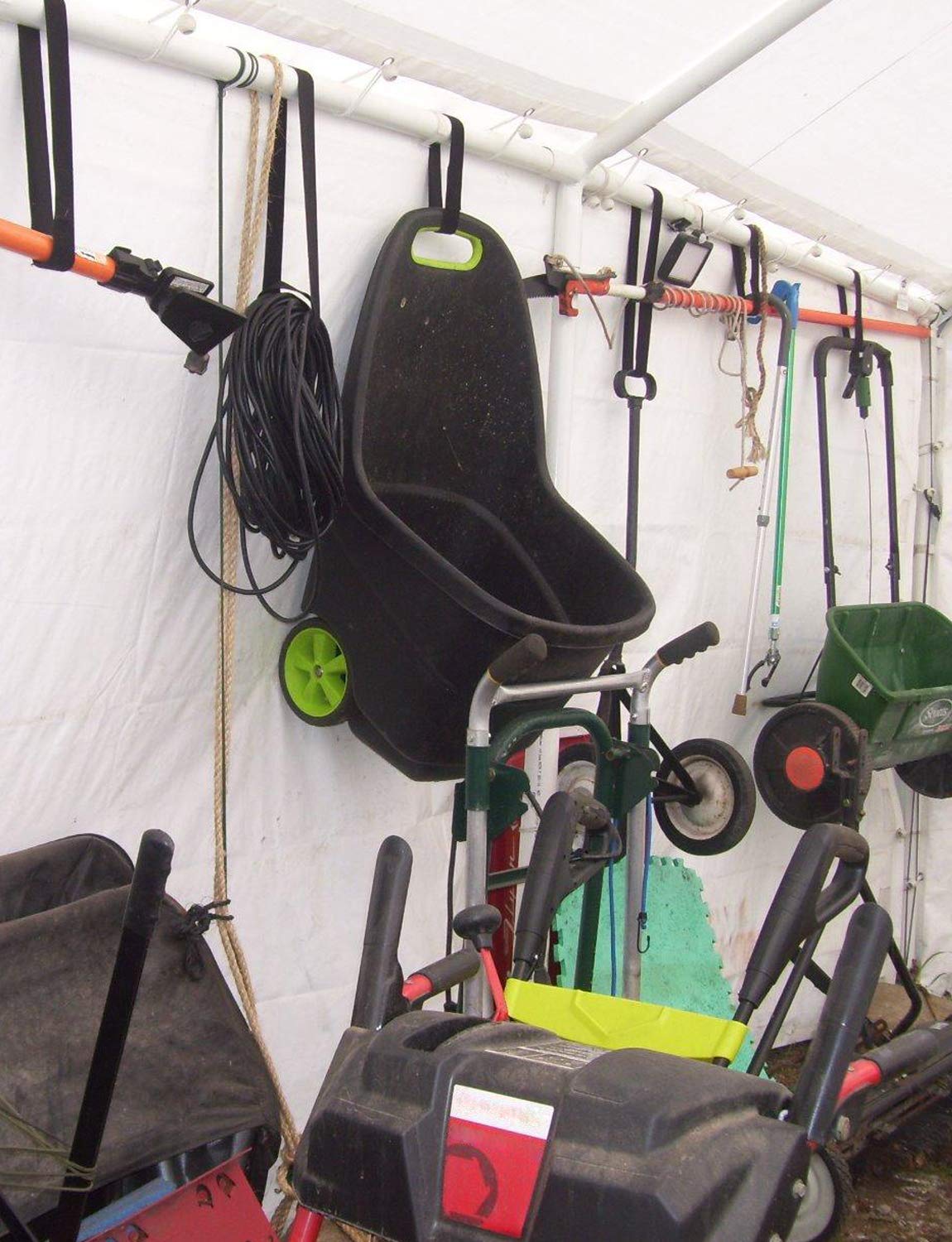 Vntek Long Nylon Cable Ties, Velcro Strap Hook and Loop Organizer for Bundled Items, Garage, Duct Work, Camping Organization (12\