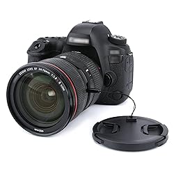 2-Pack 82mm Front Lens Cap Cover with Deluxe Cap