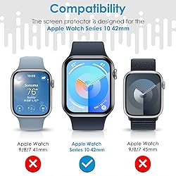 UniqueMe 8 Pack for Apple Watch Series 10 Screen