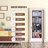 VISATOR Over Door Teddy Hammock Storage Net 66x23 inch Organizer view 3