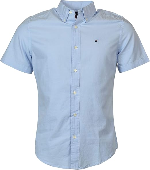 tommy hilfiger short sleeve button down shirt